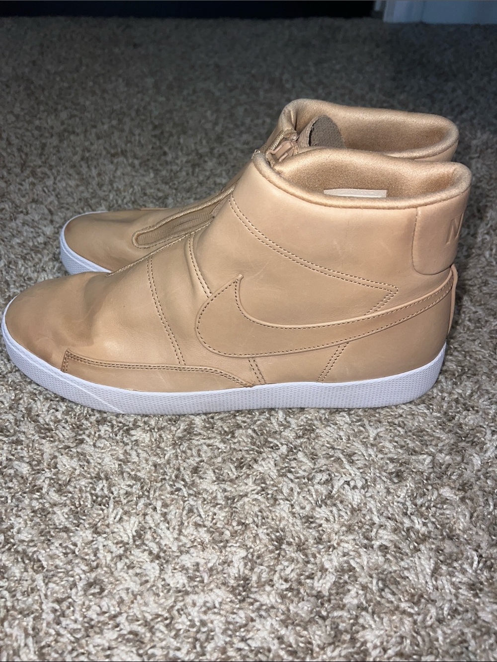 NikeLab BLAZER! Advanced Vachetta in Tan Leather - RARE! Men’s Size 10 - Picture 7 of 14